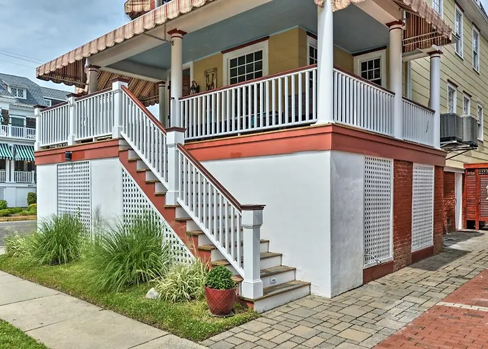 Striking Cape May Getaway, Steps From The Beach!