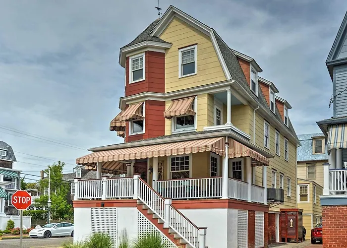 Striking Cape May Getaway, Steps From The Beach!